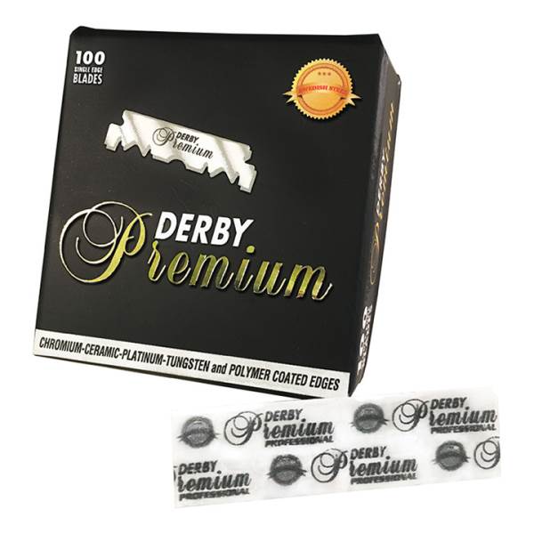 Derby Single Edge Razor Blades - Premium 100 single blades