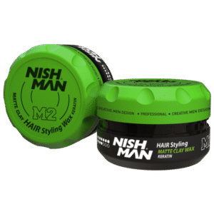 NISHMAN MATTE CLAY HAIR STYLING WAX KERATIN M2